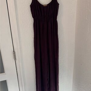 Elegant Purple Maxi Dress